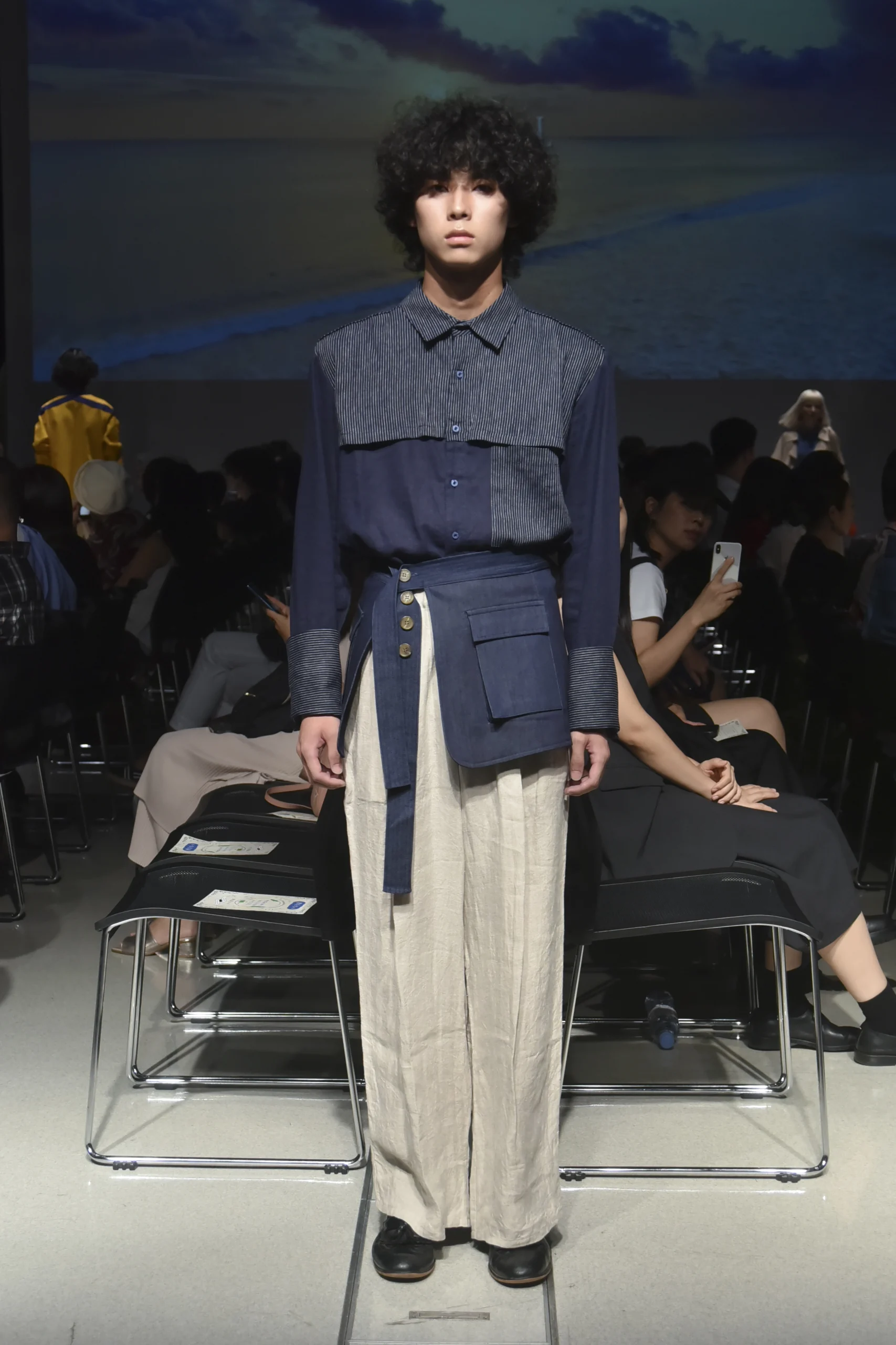 Hisashi Navy Shirt