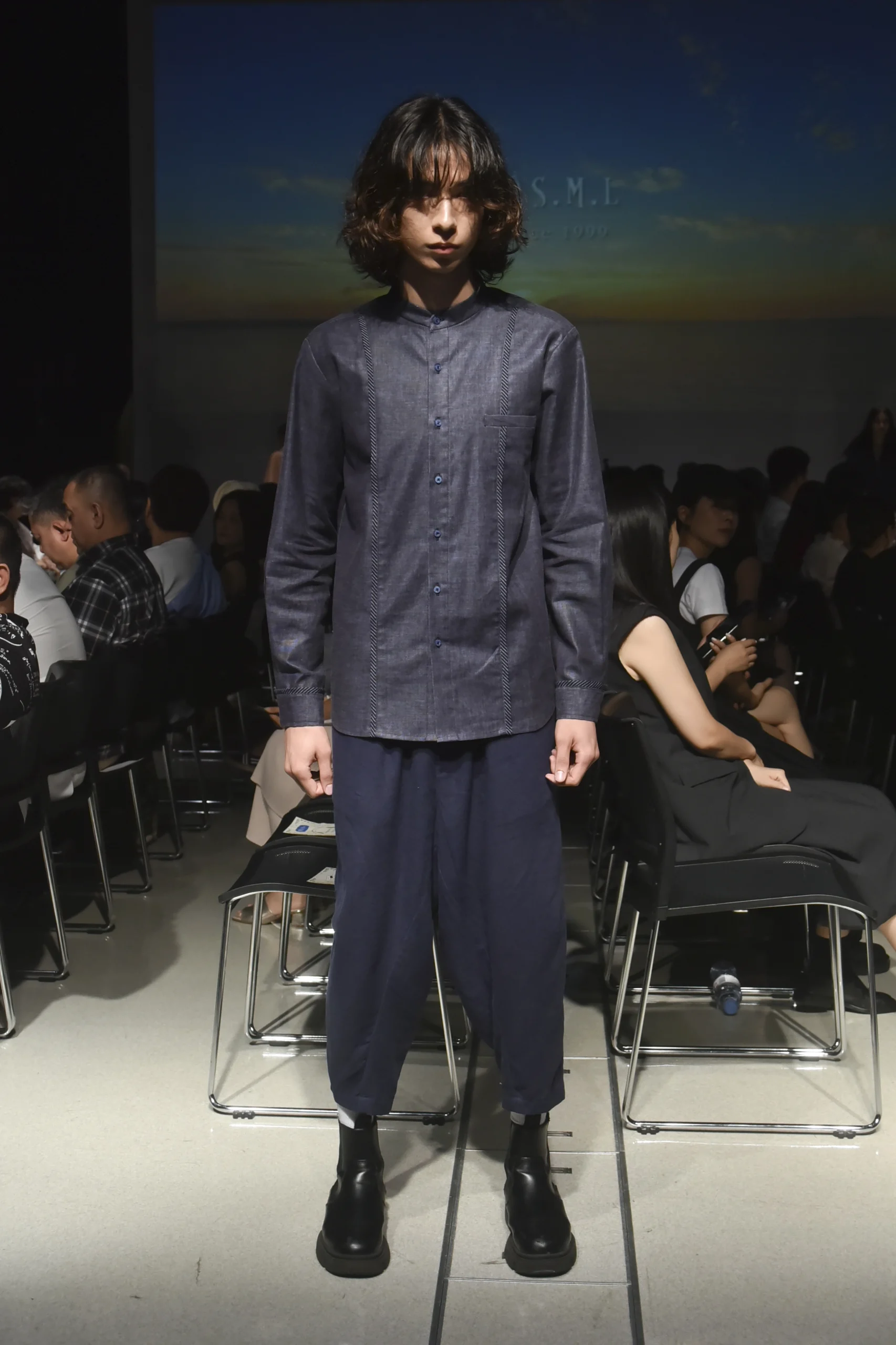 Luca Navy Shirt